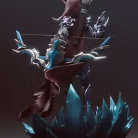 Sylvanas Windrunner Statue | World of Warcraft Fan Art by Bulkamancer SFW 3d printed statue,3d printed,Sylvanas Windrunner Statue,3d printed figure,World of Warcraft