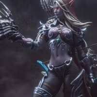 Sylvanas Windrunner Statue | World of Warcraft Fan Art by Bulkamancer SFW 3d printed statue,3d printed,Sylvanas Windrunner Statue,3d printed figure,World of Warcraft