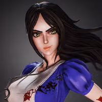 Alice Statue | Alice: Madness Returns Fan Art by PEACHFIGURE SFW,NSFW 3d printed,3d printed statue,Alice Madness Returns statue,Alice Statue,nsfw statue